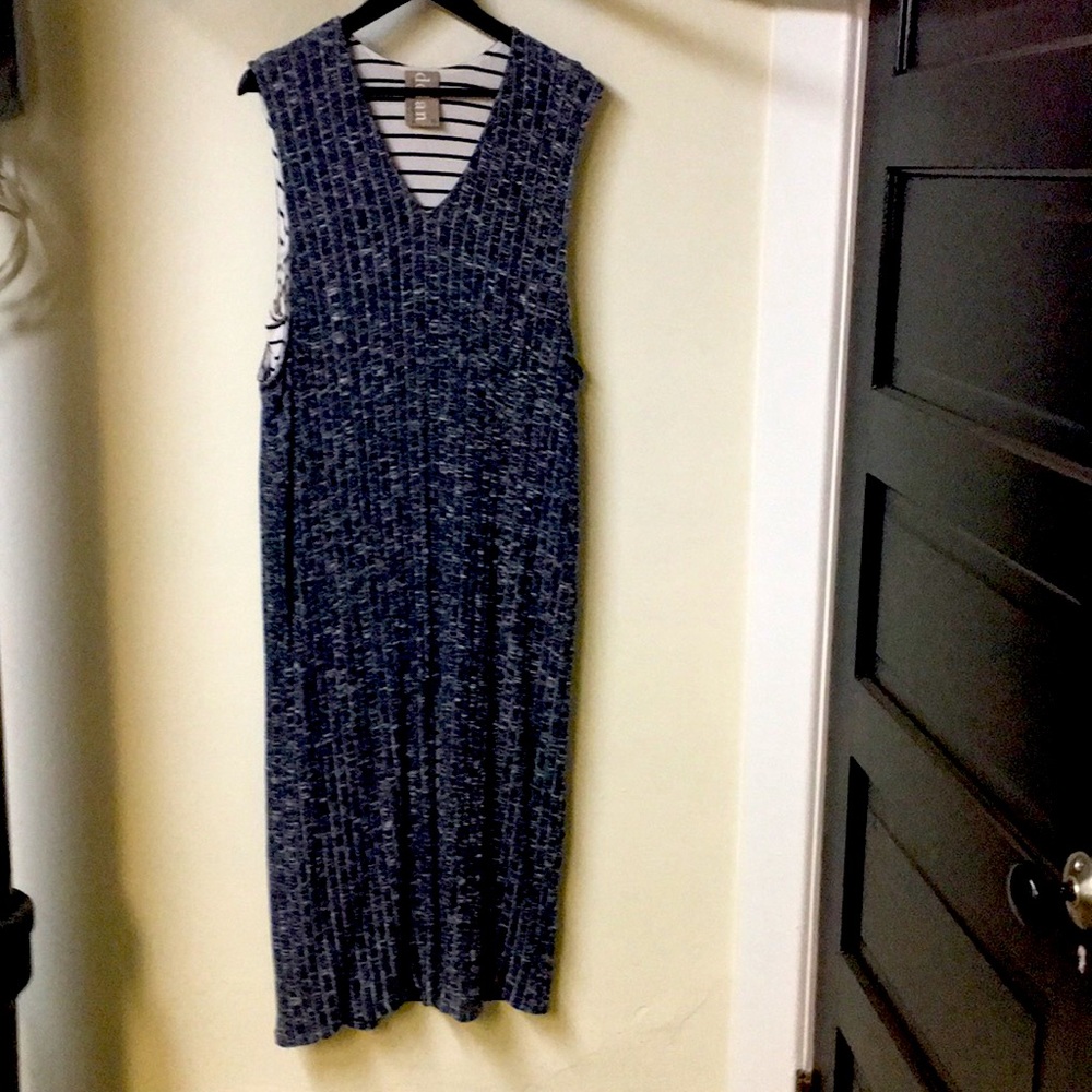 Anthropologie Dolan knit double t-shirt dress.